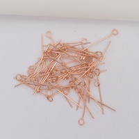 Aiguilles en acier inoxydable épingles à oeil résultats épingles à tête d'oeil pour la fabrication de bijoux à la main bricolage artisanat accessoires