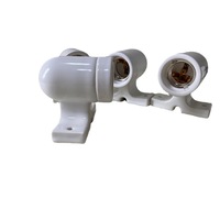 Douille chauffante en céramique E27 résistante aux hautes températures, entièrement en cuivre, 250V 4A, pour lampe chauffante à montage en surface pour reptiles