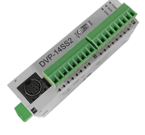 PLC รุ่น DVP12SE11T ของแท้ 8DI 4DO ตัวควบคุมอุตสาหกรรมแบบทรานซิสเตอร์เอาต์พุต - Product Image 1