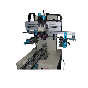 High Semi-Automatic Disposable Bottle Printing Machine Cylinder Screen Printer <b>Plastic</b> <b>Cups</b> Digital Features - Product Image 5