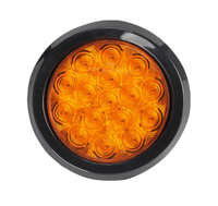 Promotion : Feu arrière universel 24V à LED pour voiture, camion et remorque – Feu stop, clignotant latéral et indicateur d'avertissement – Rouge
