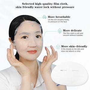 Hyaluronsäure gefriert getrocknete Gesichtsmaske Blatt natürliches Gemüse Hydrogel-Bandfaser Gesichtsmasken Akne reduzieren feuchtigkeitsspendende Trockenblatt-Maske - Product Image 2