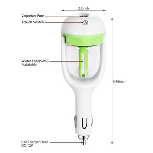 Bán Buôn 12V Thuốc Lá Lỗ Tùy Chỉnh Mini Xe Hương Liệu Tinh Dầu Aroma Diffuser Tạo Độ Ẩm Mist Maker - Product Image 4