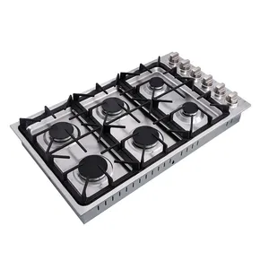 hyxion new 36 inch gas stove have 6 gas burner for home kitchen