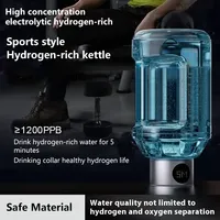 Generator Air Hidrogen Terbaik 1.5L SPE PEM Membran Konsentrasi Alkali 1000-1500PPB Tritan Bertenaga USB untuk Rumah Tangga dan Mobil