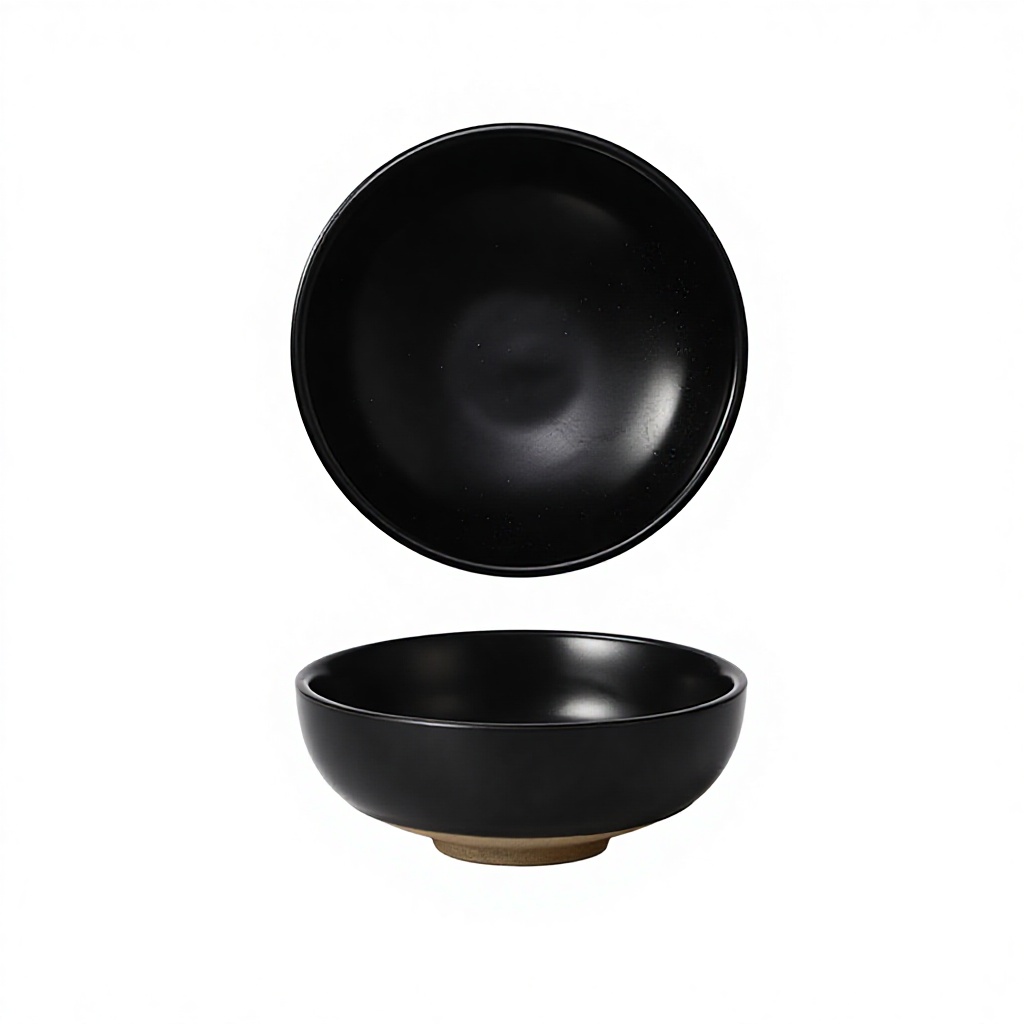 Bol noir de 4,25 pouces