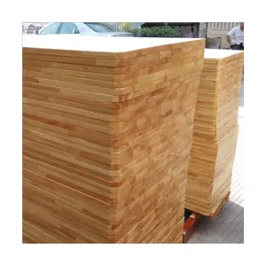 Factory Direct High Performance Building Exterior Wall Decoration Materialsnatural Rubber Wood Finger Joint Board Siding Panel