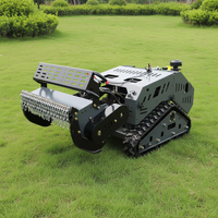 Tondeuse robotisée personnalisée Zhongyi à rotation zéro, mini-tracteur télécommandé, moteur de boîte de vitesses 24V pour usage municipal
