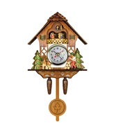 Horloge murale classique rétro en bois de Style rustique pour salon, hôtel, Restaurant