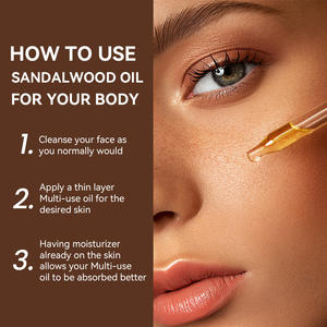 Оптовое эфирное масло сандала 30 мл для спа-массажа тела, ароматерапии, ухода за кожей и релаксационной терапии - Product Image 5