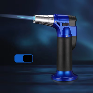Briquet torche au butane rechargeable à <span class=keywords><strong>flamme</strong></span> Jet réglable pour barbecue à domicile et utilisation de cigares - Product Image 6