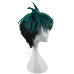 Perruque My Hero Academia <span class=keywords><strong>Izuku</strong></span> <span class=keywords><strong>Midoriya</strong></span>, perruque verte courte pour <span class=keywords><strong>Cosplay</strong></span>, animé Deku - Product Image 4