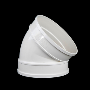 Nhà máy giá rẻ chất lượng tốt nhựa <span class=keywords><strong>PVC</strong></span> phụ kiện đường ống thoát nước 45 độ khuỷu tay hệ thống ống nước - Product Image 2