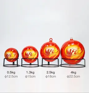 Pemasok pabrik fighting ball/peralatan pemadam api bola api otomatis cepat 1.3KG 4KG bola pemadam kebakaran bola api