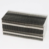 Prix d'usine, usinage CNC, estampage en aluminium, boucle en forme de vague, dissipateur de chaleur à ailettes ébarbées pour plaque électronique