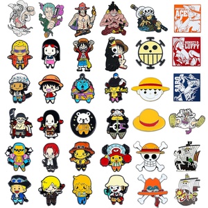 一件件卡通可爱珐琅胸针草帽海盗集团成员金属徽章热卖周边包配件 - Product Image 1