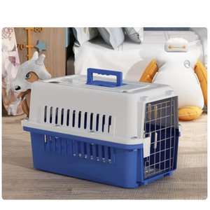 Joysing Transporte de animales pequeños Aviones Aerolíneas Aprobado Transporte de mascotas para perros Gatos con ruedas Material metálico plástico duradero - Product Image 6