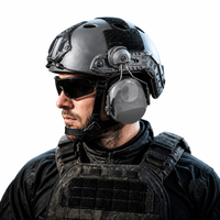 Protection auditive anti-bruit pour casque tactique OEM en gros, idéale pour la chasse et le tir en extérieur