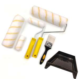 <span class=keywords><strong>Rodillo</strong></span> de Pintura <span class=keywords><strong>para</strong></span> <span class=keywords><strong>Paredes</strong></span>, Juego de Rodillos de Pintura de Látex, Bandeja de Plástico <span class=keywords><strong>para</strong></span> Rodillos de 9 Pulgadas, Juego de Alta Gama - Product Image 5