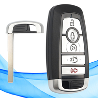 MS 4 + 1 boutons clé à distance de voiture 902mhz Fccid M3N-A2C93142600 pour Ford Auto Smart remplacement Fob Keyless go véhicule clé vierge