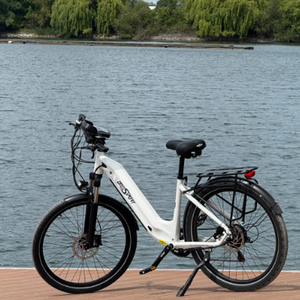จักรยานไฟฟ้าในเมือง Eu Onesport OT05 Urban <span class=keywords><strong>Electric</strong></span> City <span class=keywords><strong>Bike</strong></span> 250W Velo Electrique จักรยานไฟฟ้าสำหรับผู้หญิง จักรยานไฮบริดไฟฟ้า - Product Image 5