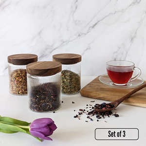 High Quality Cylinder Glass <b>Jars</b> 1.4L Empty Wide Mouth <b>Storage</b> Containers with Wooden Cover <b>for</b> Food Use - Product Image 3