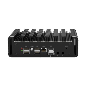 Routeur pare-feu sans ventilateur Intel N100 de 12e génération I226-V 6x2.5G DDR5 NVMe Mini PC RJ45 COM Ordinateur industriel PfSense OPNsense PVE - Product Image 5