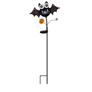 <span class=keywords><strong>Lampe</strong></span> solaire LED fantaisie en forme de chauve-souris avec accents d'ailes, éclairage effrayant pour allée de jardin, haute luminosité, résistante à l'eau IP65, Halloween - Product Image 1