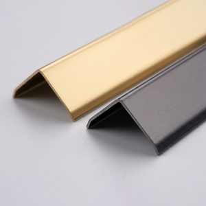 Bandes de finition en laiton <span class=keywords><strong>pour</strong></span> coins de meubles en aluminium, <span class=keywords><strong>pour</strong></span> la décoration des bords de miroirs, des cadres et des panneaux muraux - Product Image 1
