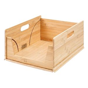 Organisateur de stockage en <span class=keywords><strong>bambou</strong></span> de qualité supérieure pour salon salle de bain serviette placard tissu-Solution de stockage domestique sûre pour les aliments - Product Image 1