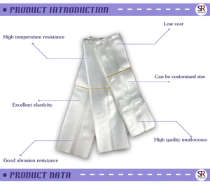 ถุงเพาะเห็ดพลาสติก PP ทนความร้อนสูง ไม่ต้องใช้ฟิลเตอร์ ขนาดปรับแต่งได้ - Product Image 2