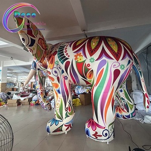 Éléphant de dessin animé gonflable à impression colorée personnalisé - Product Image 3