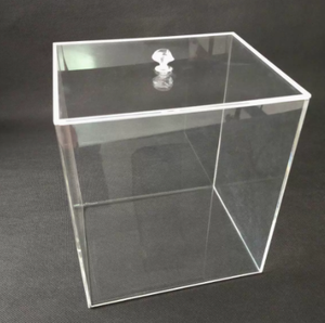 SFB829 OEM ODM Caja acrílica transparente personalizada con tapa - Product Image 4