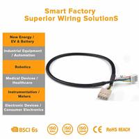 Konektor Adaptor Terminal JST PH 2.0 Molex 1.25mm Pitch 2-4 Pin Kustom, PTFE/PBT Tembaga Berlapis Timah IP65 Kabel PCB