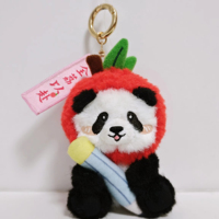 Peluche Panda Mascotte en Coton de Haute Qualité 10 cm, Porte-clés Personnalisé Multi-Styles, Excellent Cadeau d'Examen Anoeo MengLan