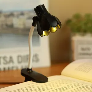 Lampe de lecture LED avec 3 couleurs 8 luminosité Lampe de lecture rechargeable pour lire au lit