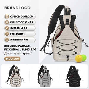 Oxford Sport-Reisetasche Pickleball Umhängetasche Crossbody Schläger-Schultertasche 4 Taschen Großes Hauptfach Leichtgewicht OEM ODM - Product Image 1