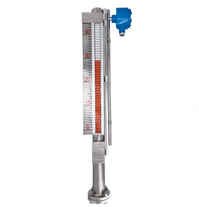 1 metre yüksek hassasiyetli yan üst monte manyetik Flap seviye göstergesi 10 MPa sıvı ölçüm yüksekliği enstrüman - Product Image 6