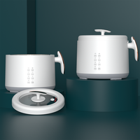 Olla a Presión Eléctrica HY de 1.6L, Multifuncional, para Cocinar Arroz y Guisos, con Microcomputadora, Tapa Abatible, Olla Arrocera Programable