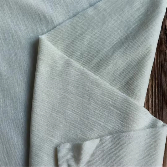 In-Stock 100% Merino Wool Jersey Fabric in 18.5 Mic GSM240 Machine Washable Solid for Baby Romper and Base Layer Custom Print