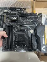 Motherboard Gaming Bekas TUF GAMING B450M-PRO S AM4 Mendukung R7 3700/5800x DDR4 RAM 128GB SATA Double Channel