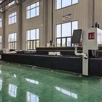 Machine de découpe de tubes au laser à fibre CNC automatique pour la découpe de tuyaux métalliques dans la fabrication industrielle