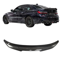 Aileron de coffre arrière en fibre de carbone style PSM pour BMW Série 3 G20 330i 340i, type bec de canard