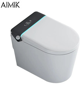 High Quality <strong>Ceramic</strong> Smart <strong>Bidet</strong> Toilet Energy Saving Environmentally Friendly White Color Elongated Bowl Shape Remote Control - Product Image 1