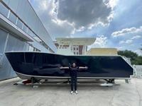 Bateau de pêche en aluminium de 27 à 32 pieds, nouveau design 2022, pour la croisière et les loisirs