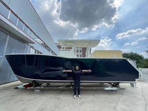 Barco de pesca de aluminio para cruising y recreativo, <span class=keywords><strong>nuevo</strong></span> diseño <span class=keywords><strong>2022</strong></span>, 27-32ft - Product Image 2