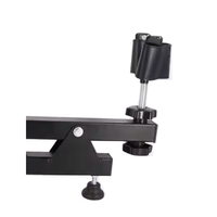 Vente en extérieur 6ft Metal Death Grip Réglable en fibre de carbone Ball Shooting Rest Tabouret de chasse Trépied pour pistolet