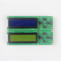 Modul Layar LCD Dot Matrix 16x2 Karakter Mode Kuning-Hijau Mode Biru Antarmuka RS232 Modul Layar LCD untuk PC Gateway