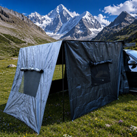Tente latérale de voiture camouflage haut de gamme à triple couche en aluminium, ouverture automatique, >3000mm, imperméable et résistante à la pluie