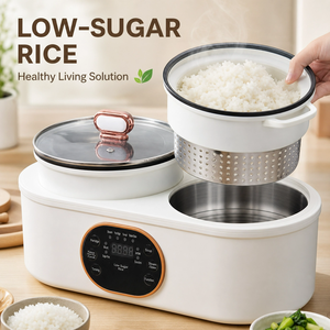 Nouveau modèle 2026 – Cuiseur à riz électrique double cuve à faible teneur <span class=keywords><strong>en</strong></span> sucre, intelligent et multifonctionnel, avec double fonction hot pot, idéal pour la cuisine moderne à domicile - Product Image 5